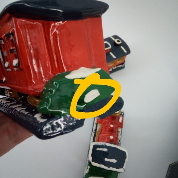 Vintage Seymour Mann Merry Christmas Light Up Train Set Made in Taiwan - Picture 16 of 16